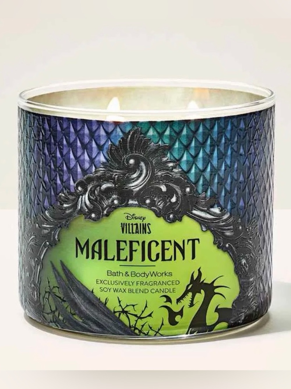 BATH & BODY WORKS 3-wick MALEFICENT CANDLE - NEW
